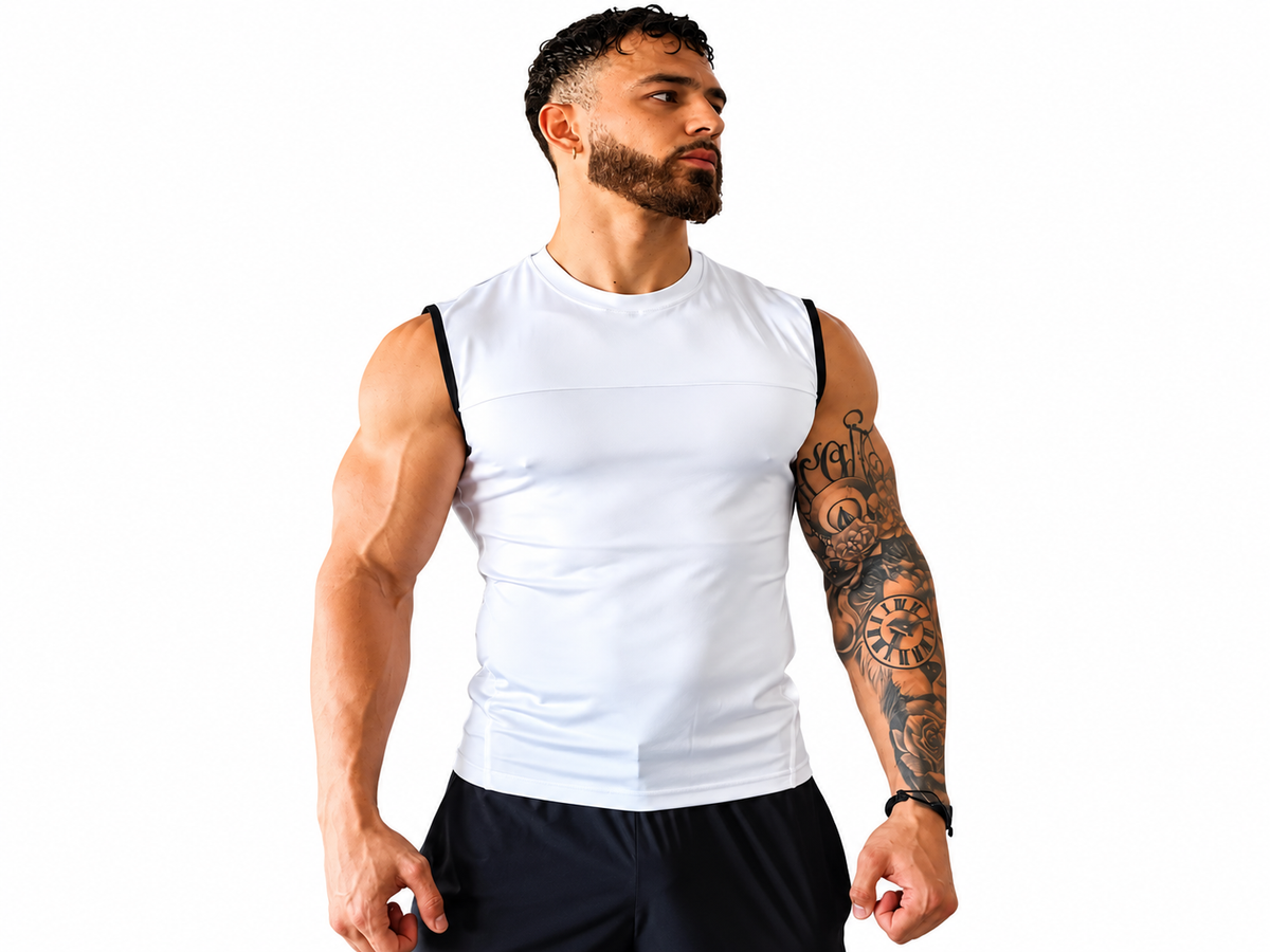 Erkek 3 adet fit giyim fitness nefes alan teknik sporcu atleti